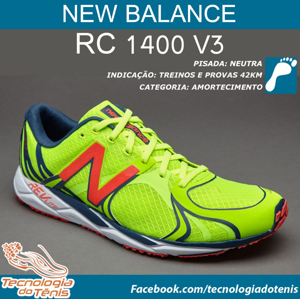 Tecnologia do Tenis - New Balance RC 1400 V3