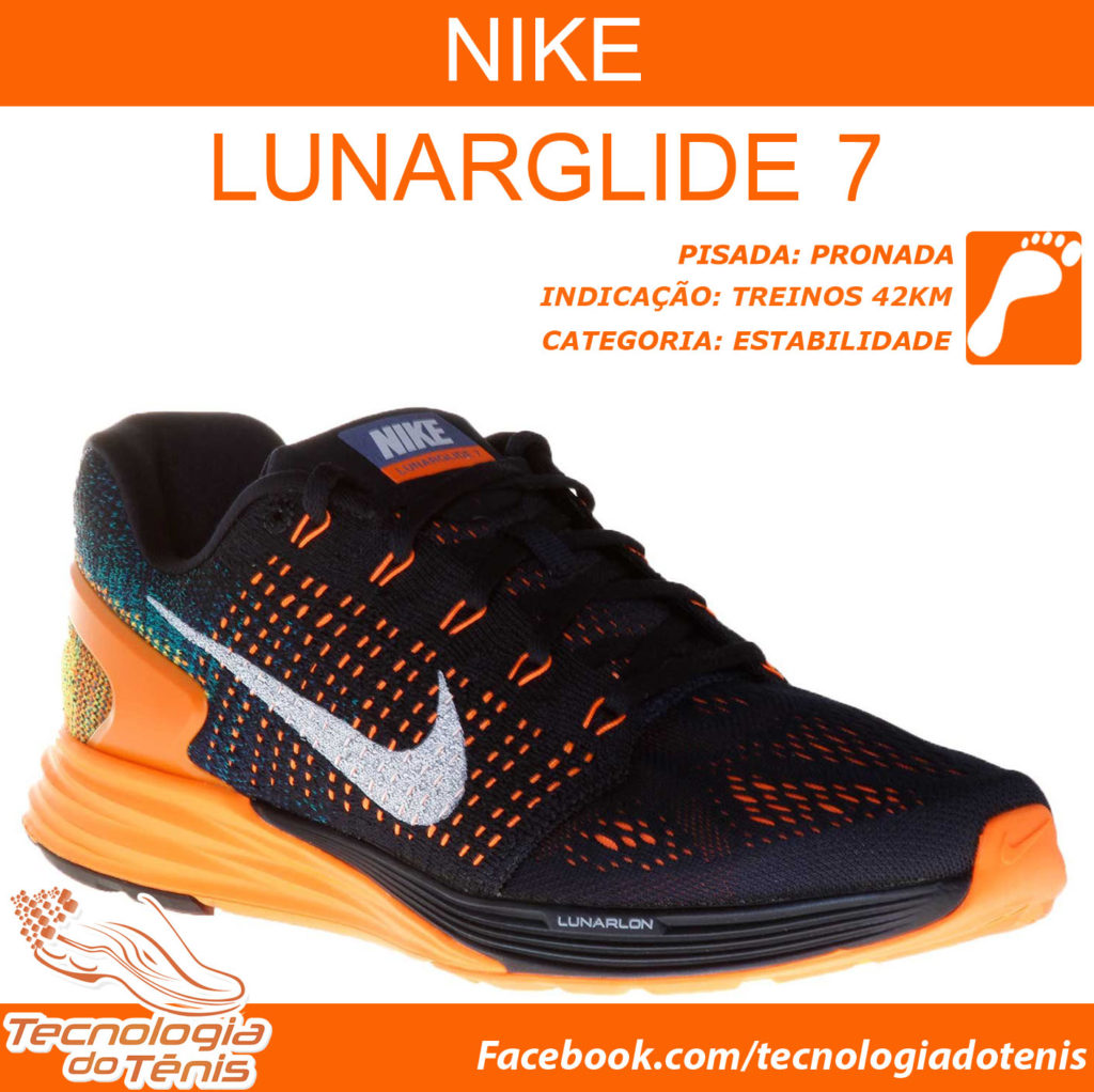 Tecnologia do Tenis - Nike LunarGlide 7